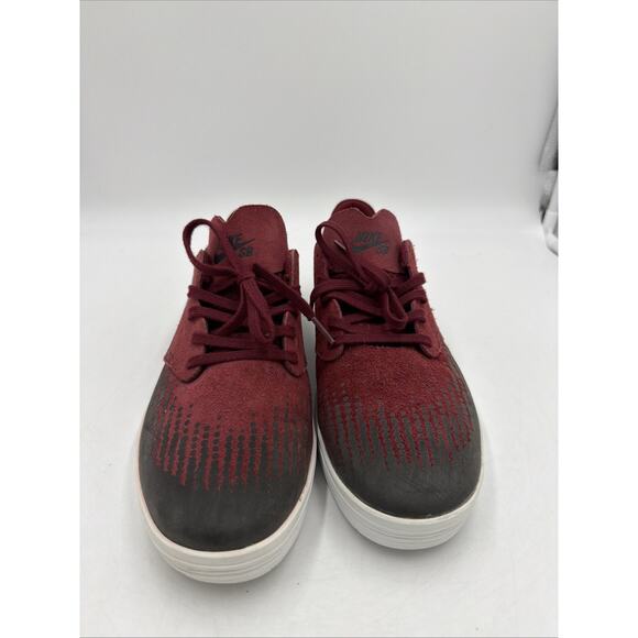 Size 9 Nike Sb Lunar One Shot Sample Tagged Red Black - Picture 1 of 7